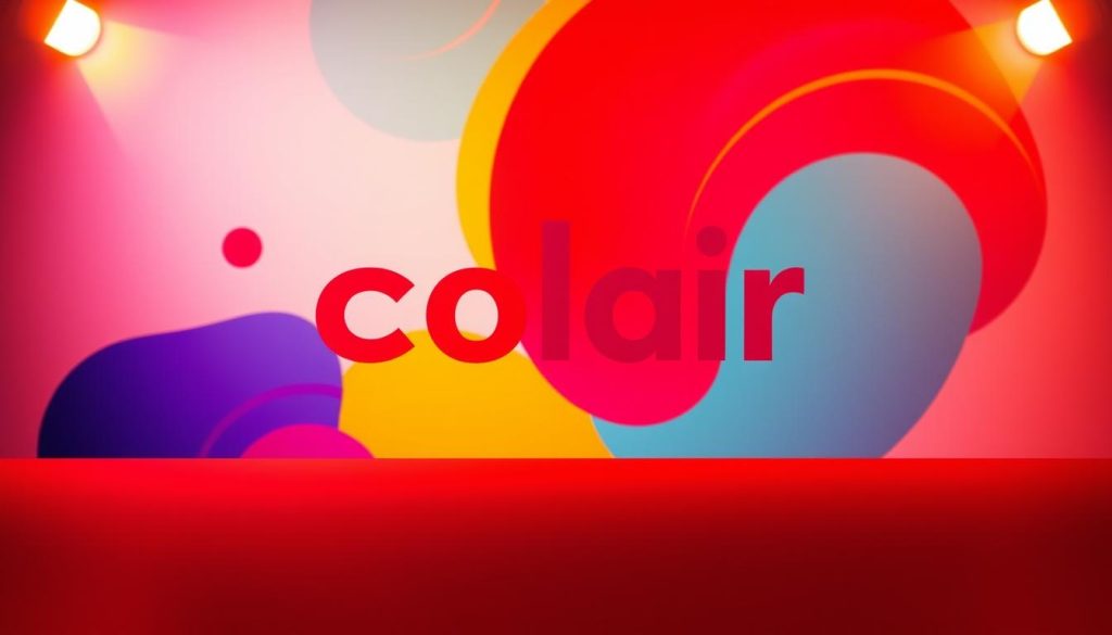 A vibrant, high-contrast study in typography and color, illuminated by warm, directional lighting. The foreground features a clean, minimalist layout with a bold, geometric sans-serif font in a striking primary color. The middle ground showcases a vibrant color palette, with playful, fluid shapes and gradients transitioning between hues. In the background, a dynamic, abstract composition creates a sense of depth and visual interest, drawing the viewer's eye through the frame. The overall aesthetic conveys a sense of balance, harmony, and the fundamental principles of graphic design.