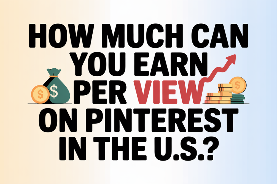 How Much Can You Earn Per View on Pinterest in the U.S.?